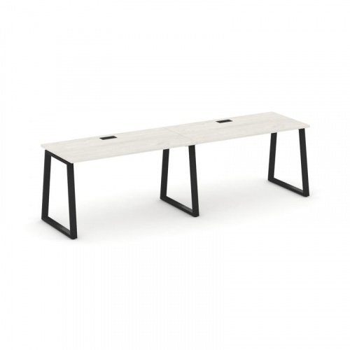 Style Project Рабочая станция 1 сторон. SN-6T1.ORS-022 Акация Лорка/Металл Антрацит/Заглушка Пластик фото 8