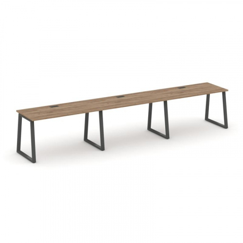 Style Project Рабочая станция 1 сторон. SN-6T1.ORS-032 Акация Лорка/Металл Антрацит/Заглушка Пластик фото 23