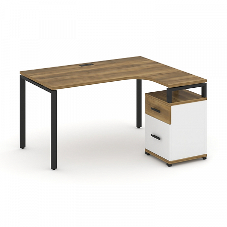 Стол эргономичный с опорной тумбой Concept CN.SA-306(R)