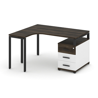 Стол эргономичный с опорной тумбой Concept CN.SA-301(L)