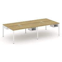 Бенч-система на 4 места с подвесными тумбами Concept CN.DRS-124