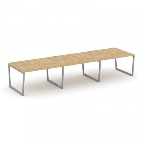 Style Project Стол переговорный SN-4T2.SPRG-052.3 Акация Лорка/Металл Антрацит 3540*1180*750 фото 2