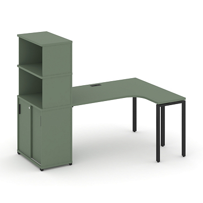 Стол эргономичный с опорным шкафом-купе Concept CN.SA-222(R)