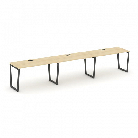 Style Project Рабочая станция 1 сторон. SN-4T2.ORS-053 Акация Лорка/Металл Антрацит/Заглушка Пластик