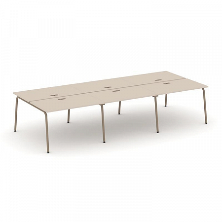 Бенч-система на 6 мест Estetica ES.D.RS-6.2-LK