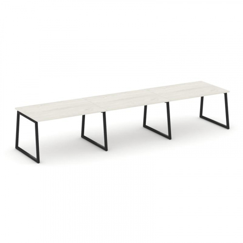 Style Project Стол переговорный SN-4T1.SPRG-023.3 Акация Лорка/Металл Антрацит 4410*980*750 фото 7