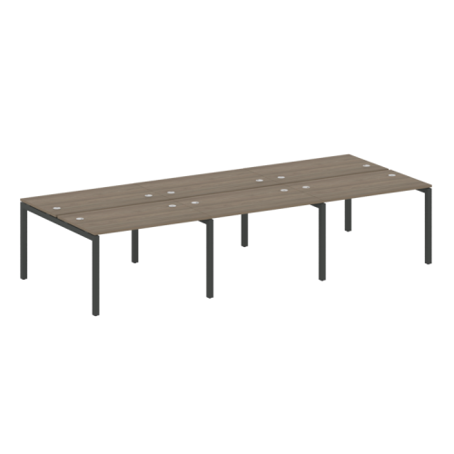 Бенч-система на 6 рабочих мест на П-обр. м/к Metal System Quattro 50БП.СМ-6.2 фото 3 Бенч-система на 6 рабочих мест на П-обр. м/к Metal System Quattro 50БП.СМ-6.2 фото 3