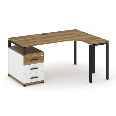 Стол эргономичный с опорной тумбой Concept CN.SA-303(R)