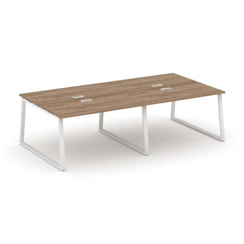 Style Project Рабочая станция 2-х сторон. SN-6T1.DRS-042 Акация Лорка/Металл Антрацит/Заглушка Пласт фото 11