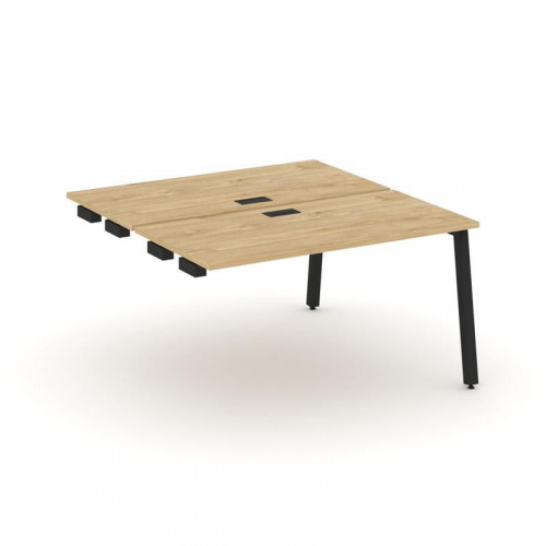 Style Project Стол-приставка к опор. элем. SN-5A.DPRS-002 Дуб Табак/Металл Белый 1180*1232*750 фото 7