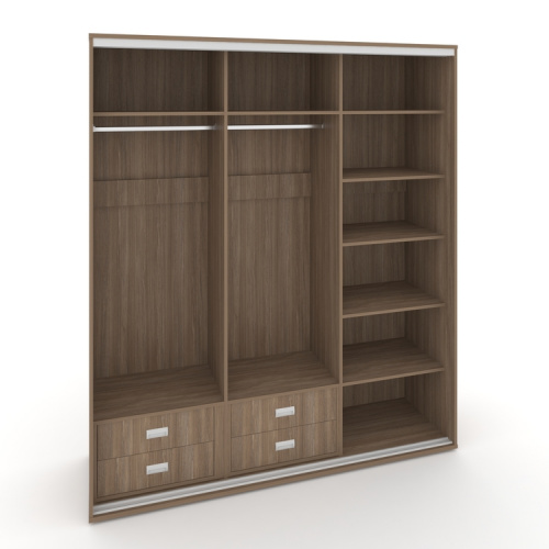 Корпус 3-х секционного шкафа высокого L=2669мм Maris SH.K3-8.1 K3 фото 6