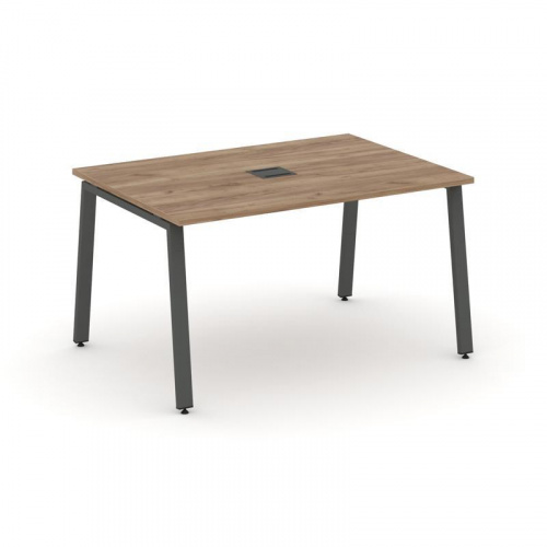 Style Project Стол переговорный SN-6A.SPRG-003 Дуб Табак/Металл Белый 1380*980*750 фото 25