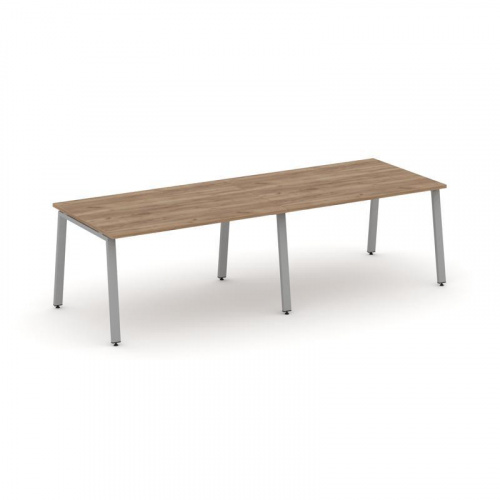 Style Project Стол переговорный SN-6A.SPRG-011.3 Тиквуд Светлый/Металл Антрацит 1960*980*750 фото 5