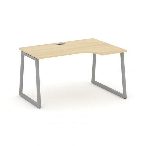 Style Project Стол рабочий эргоном. SN-4T1.SPA-012(R) Акация Лорка/Металл Антрацит/Заглушка Пластик фото 26