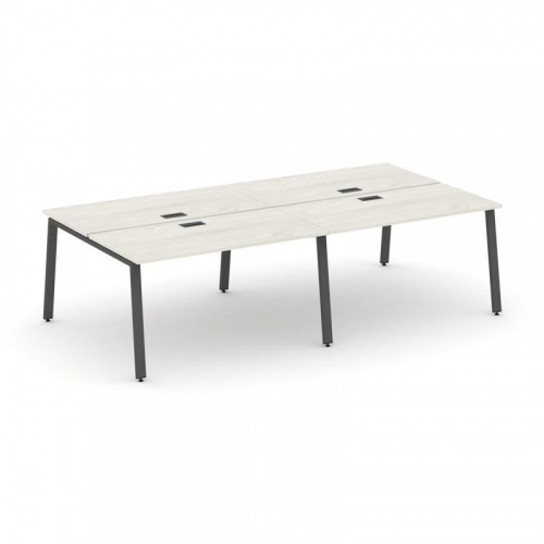 Style Project Рабочая станция 2-х сторон. SN-6A.DRS-032 Акация Лорка/Металл Белый 2360*1232*750 фото 17