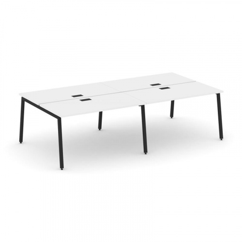 Style Project Рабочая станция 2-х сторон. SN-4A.DRS-044 Вяз Благородный/Металл Белый 3160*1432*750 фото 7