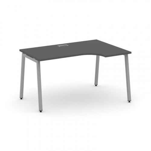 Style Project Стол рабочий эргоном. SN-4A.SPA-011(R) Антрацит/Металл Антрацит 1380*700/980*750 фото 7