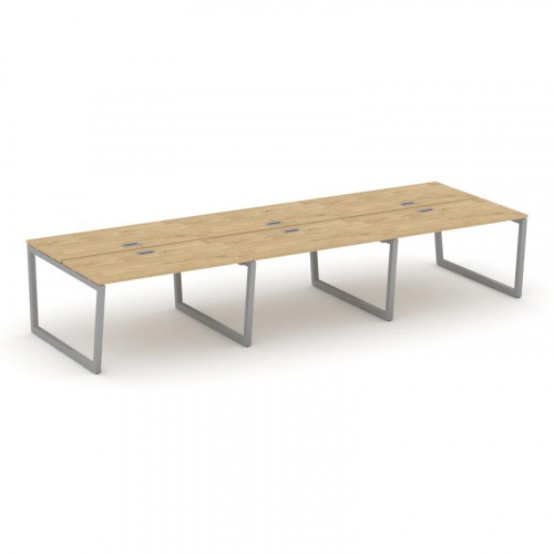 Style Project Рабочая станция 2-х сторон. SN-5T2.DRS-073 Акация Лорка/Металл Антрацит/Заглушка Пласт фото 2