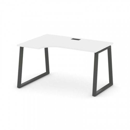 Style Project Стол рабочий эргоном. SN-6T1.SPA-001(L) Акация Лорка/Металл Антрацит/Заглушка Пластик фото 26