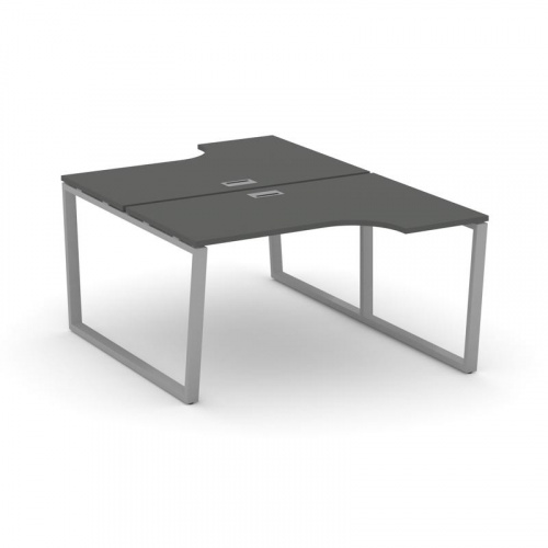 Style Project Рабочая станция эргоном. SN-6T2.DRPA-021 Акация Лорка/Металл Антрацит/Заглушка Пластик фото 18