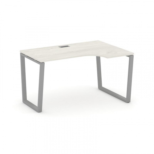 Style Project Стол рабочий эргоном. SN-6T2.SPA-021(R) Акация Лорка/Металл Антрацит/Заглушка Пластик фото 12