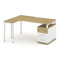 Стол эргономичный с опорной тумбой Concept CN.SA-303(L)