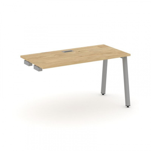 Style Project Стол-приставка к опор. элем. SN-5A.OPRS-013 Дуб Табак/Металл Белый 1380*700*750 фото 14