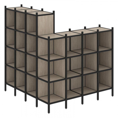 Стеллаж офисный угловой Loft VR.L-60 фото 9 Стеллаж офисный угловой Loft VR.L-60 фото 9