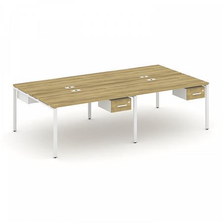 Бенч-система на 4 места с подвесными тумбами Concept CN.DRS-131