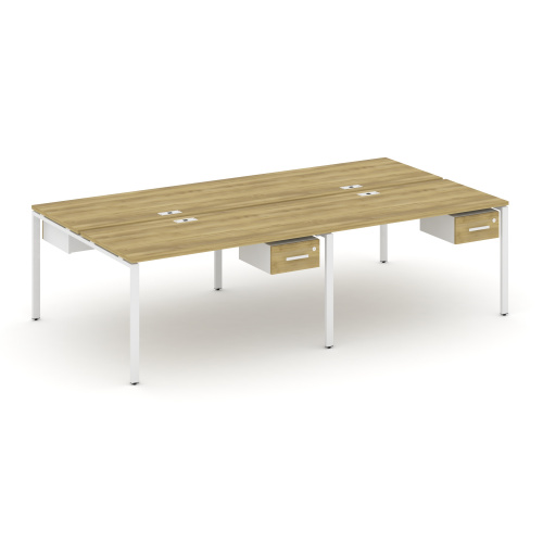 Бенч-система на 4 места с подвесными тумбами Concept CN.DRS-131 фото 11