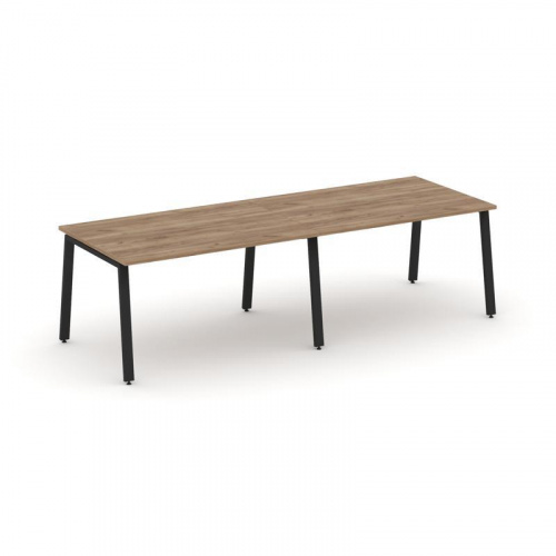 Style Project Стол переговорный SN-6A.SPRG-011.3 Тиквуд Светлый/Металл Антрацит 1960*980*750 фото 11