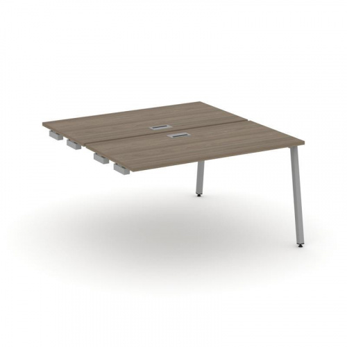 Style Project Стол-приставка к опор. элем. SN-4A.DPRS-004 Дуб Табак/Металл Белый 1580*1232*750 фото 12