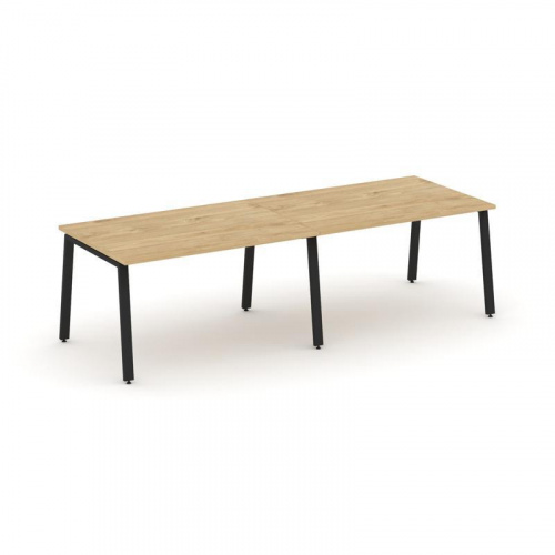 Style Project Стол переговорный SN-6A.SPRG-011.3 Тиквуд Светлый/Металл Антрацит 1960*980*750 фото 13