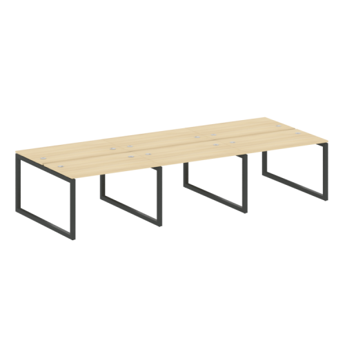 Бенч-система на 6 рабочих мест на О-обр. м/к Metal System Quattro 50БО.СМ-6.2 фото 10