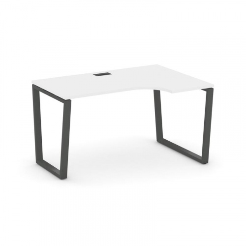 Style Project Стол рабочий эргоном. SN-6T2.SPA-021(R) Акация Лорка/Металл Антрацит/Заглушка Пластик фото 26