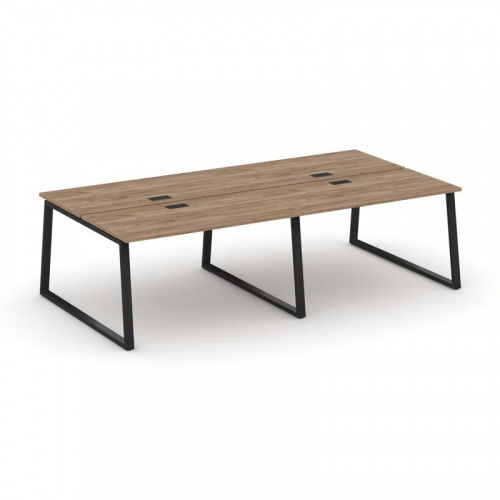 Style Project Рабочая станция 2-х сторон. SN-6T1.DRS-042 Акация Лорка/Металл Антрацит/Заглушка Пласт фото 7