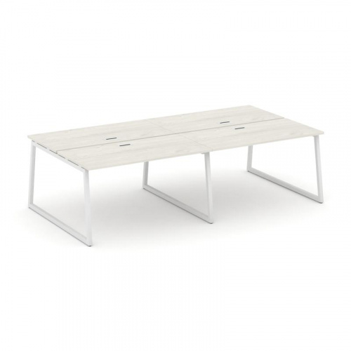 Style Project Рабочая станция 2-х сторон. SN-4T1.DRS-042 Акация Лорка/Металл Антрацит/Заглушка Пласт фото 18