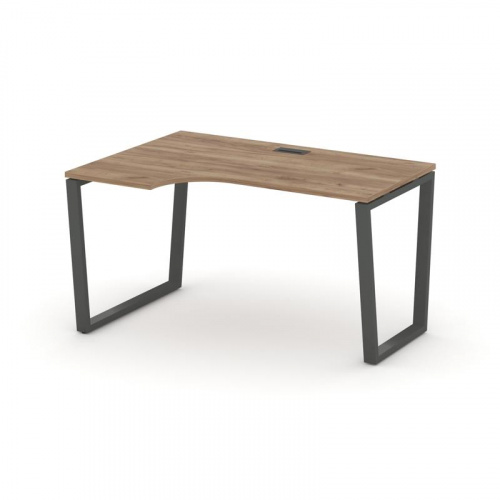 Style Project Стол рабочий эргоном. SN-6T2.SPA-021(L) Акация Лорка/Металл Антрацит/Заглушка Пластик фото 23