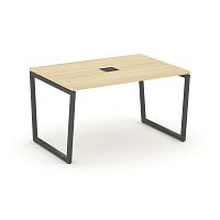 Style Project Стол переговорный SN-4T2.SPRG-003 Акация Лорка/Металл Антрацит/Заглушка Металл Антраци