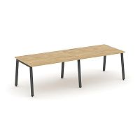 Style Project Стол переговорный SN-6A.SPRG-011.3 Тиквуд Светлый/Металл Антрацит 1960*980*750