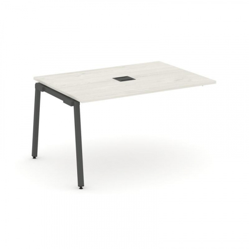 Style Project Проходной наб. элем. перег. стола SN-4A.NSPRG-001 Дуб Наварра/Металл Белый 980*980*750 фото 27