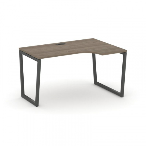 Style Project Стол рабочий эргоном. SN-4T2.SPA-011(R) Акация Лорка/Металл Антрацит/Заглушка Пластик фото 25