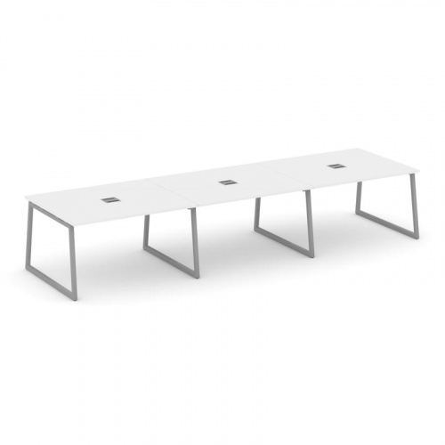 Style Project Стол переговорный SN-4T1.SPRG-053 Акация Лорка/Металл Антрацит/Заглушка Металл Антраци фото 16