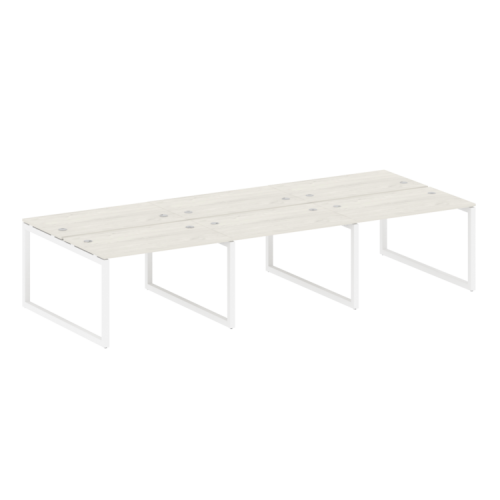 Бенч-система на 6 рабочих мест на О-обр. м/к Metal System Quattro 50БО.СМ-6.2 фото 11