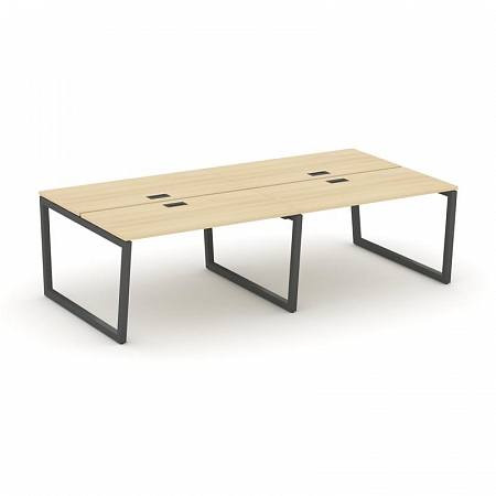 Style Project Рабочая станция 2-х сторон. SN-5T2.DRS-052 Акация Лорка/Металл Антрацит/Заглушка Пласт