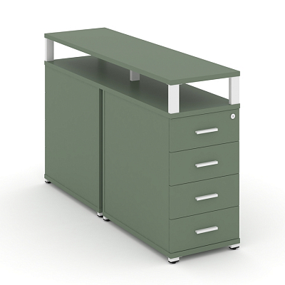 Тумба двухсторонняя опорная/приставная Concept CN.DTGO-003