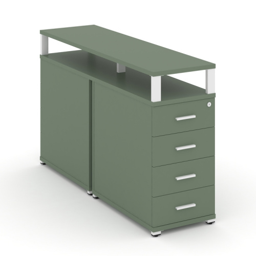 Тумба двухсторонняя опорная/приставная Concept CN.DTGO-003