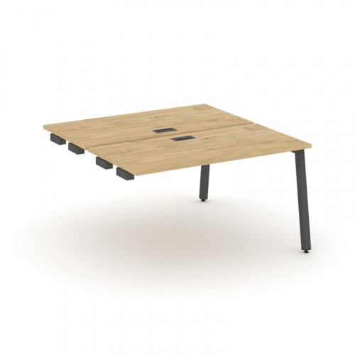 Style Project Стол-приставка к опор. элем. SN-5A.DPRS-002 Дуб Табак/Металл Белый 1180*1232*750 фото 20