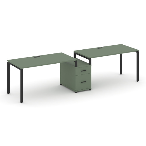 Бенч-система на 2 места с 1 опорной тумбой Concept CN.ORS-305 фото 2