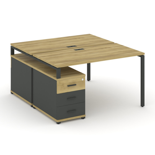 Бенч-система на 2 места с опорной тумбой Concept CN.DRS-302 фото 4